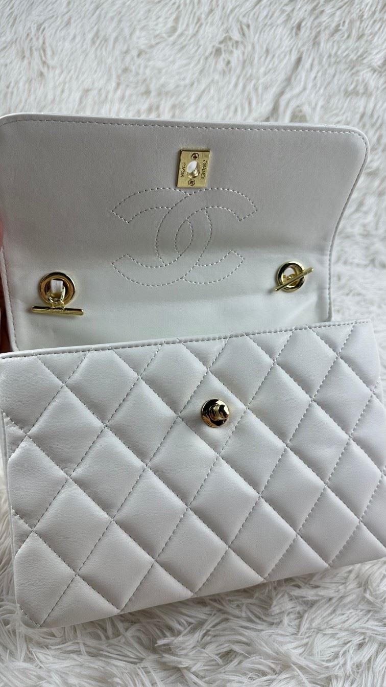Ch**el top handle bags